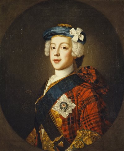 Príncipe Carlos Eduardo Estuardo, 1720 de William Mosman